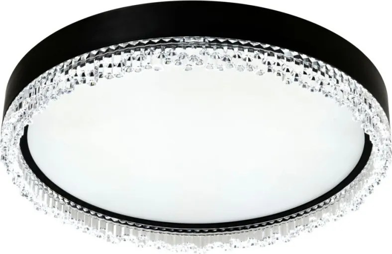 ZUMA LINE FM2304400R-MB REGI Kerek Mennyezeti Lámpa Fekete LED IP20
