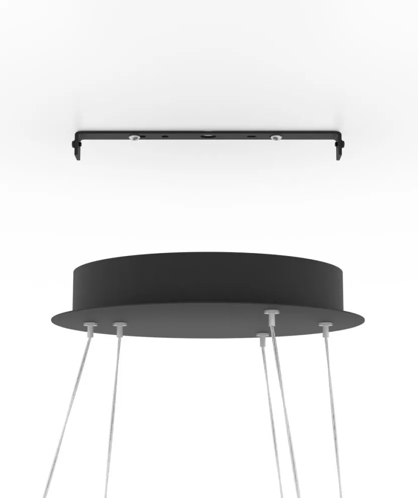 EGLO 900479 LOBINERO Modern Led Függesztett Lámpa Fehér, Fekete LED IP20