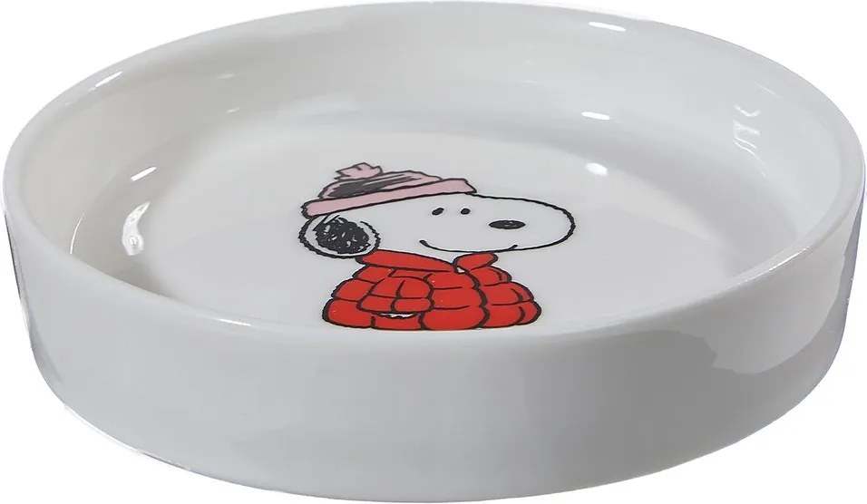 PEANUTS kerek tálka Ø 10,3 cm , Snoopy kabátban