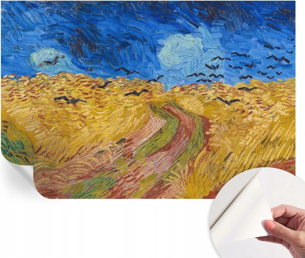 Öntapadós fotótapéta Nappaliba és Hálószobába Tájkép mező 104x70 cm