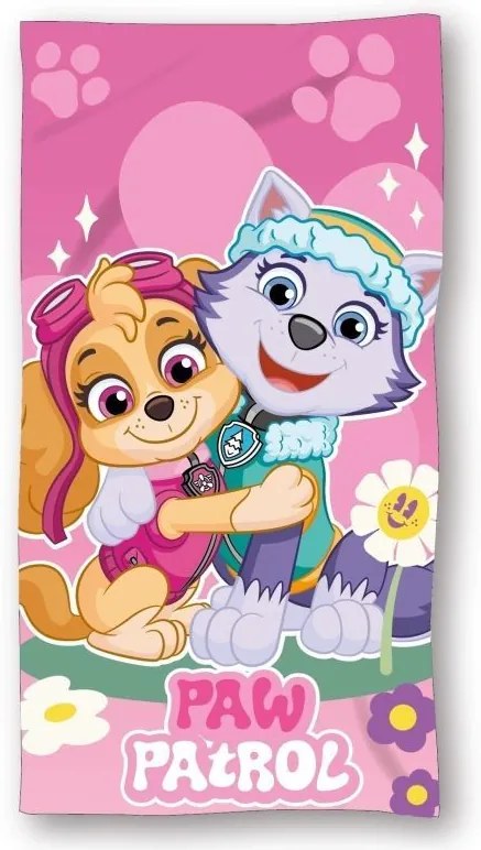 Baba törölköző PAW PATROL rózsaszín 70X140cm Setino