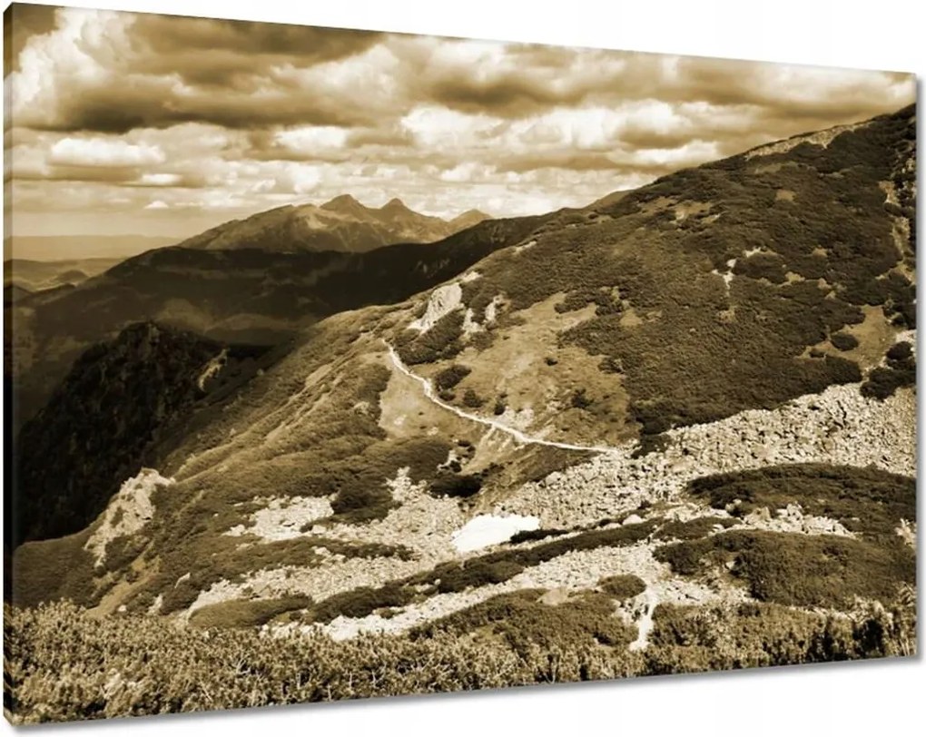 Képek 100x70 Tátra Lengyel hegyek Kilátás