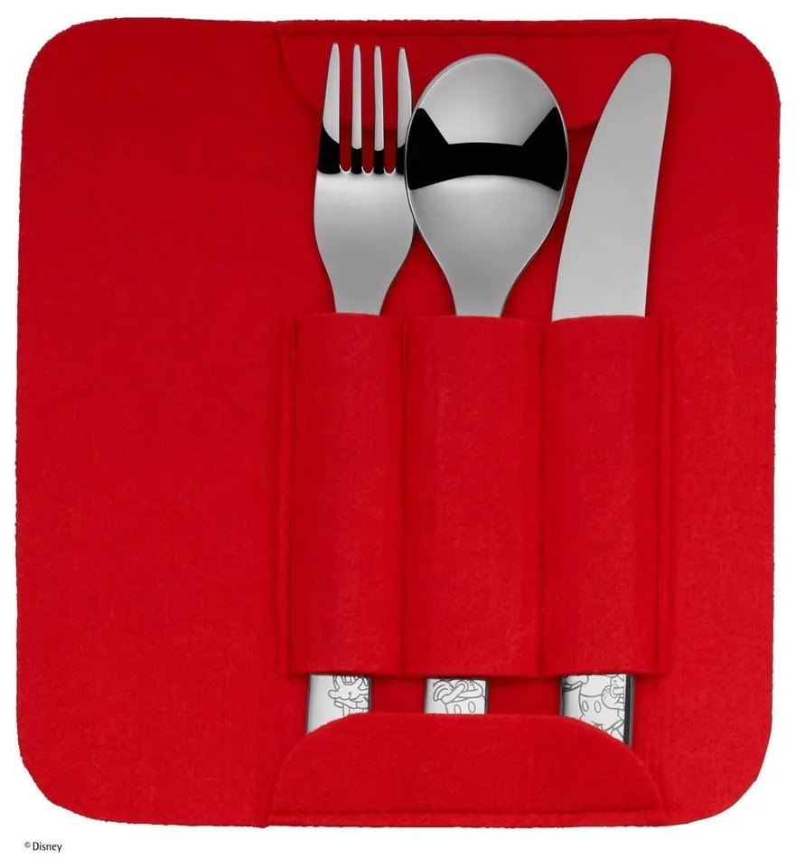 Mickey Mouse 3 db-os gyerek evőeszköz készlet - WMF