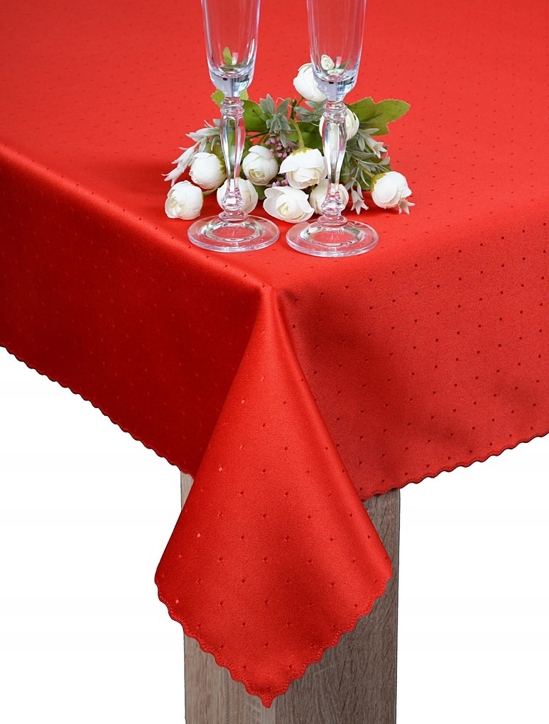 abrosz Folttaszító 260x140 piros pöttyös Agmar