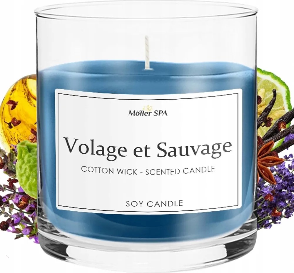 Möller Spa Et Sauvage Szójagyertya Illatú Gyertya Parfüm