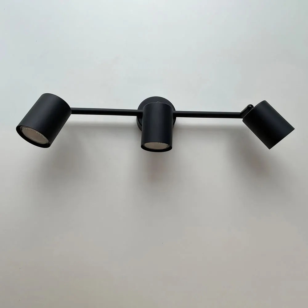 Fekete fém LED spotlámpa 8x42 cm Vano – Fischer &amp; Honsel