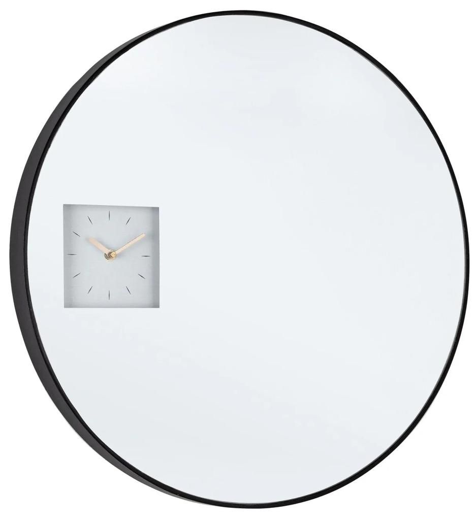 GLACE design tükör órával 60cm átmérő