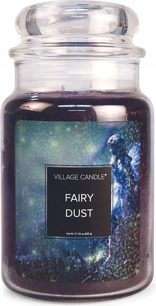 Nagy Fairy Dust gyertya Village Candle