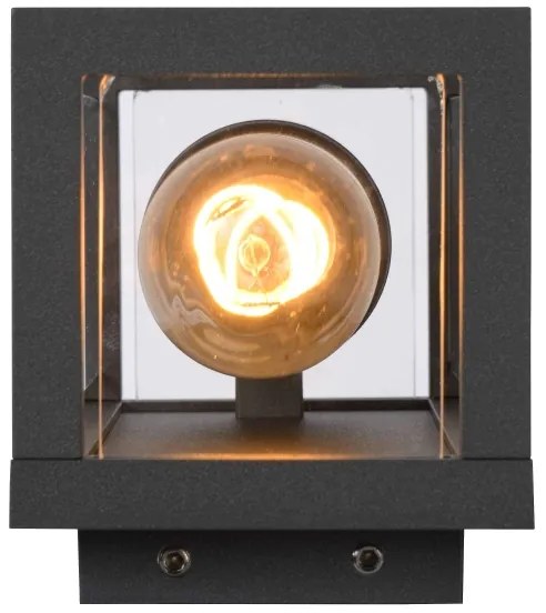 Lucide 27885/01/30 - Kültéri fali lámpa CLAIRE 1xE27/15W/230V IP54 fekete
