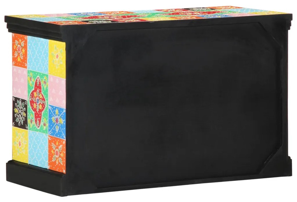 TV Szekrény Színes 80x35x50 cm Tömör Mangófából