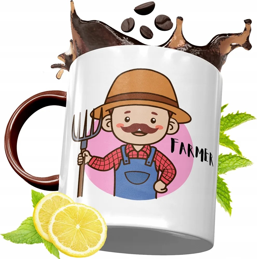 Bordó Bögre Gazdáknak Születésnapi Ajándék fényképes nyomtatással