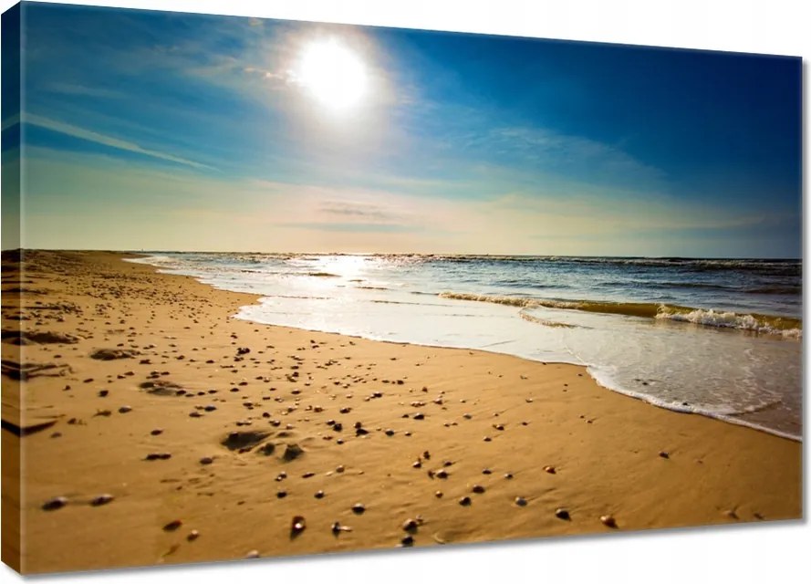 Vászonkép 60x40 Gyönyörű kilátás Tengerpart