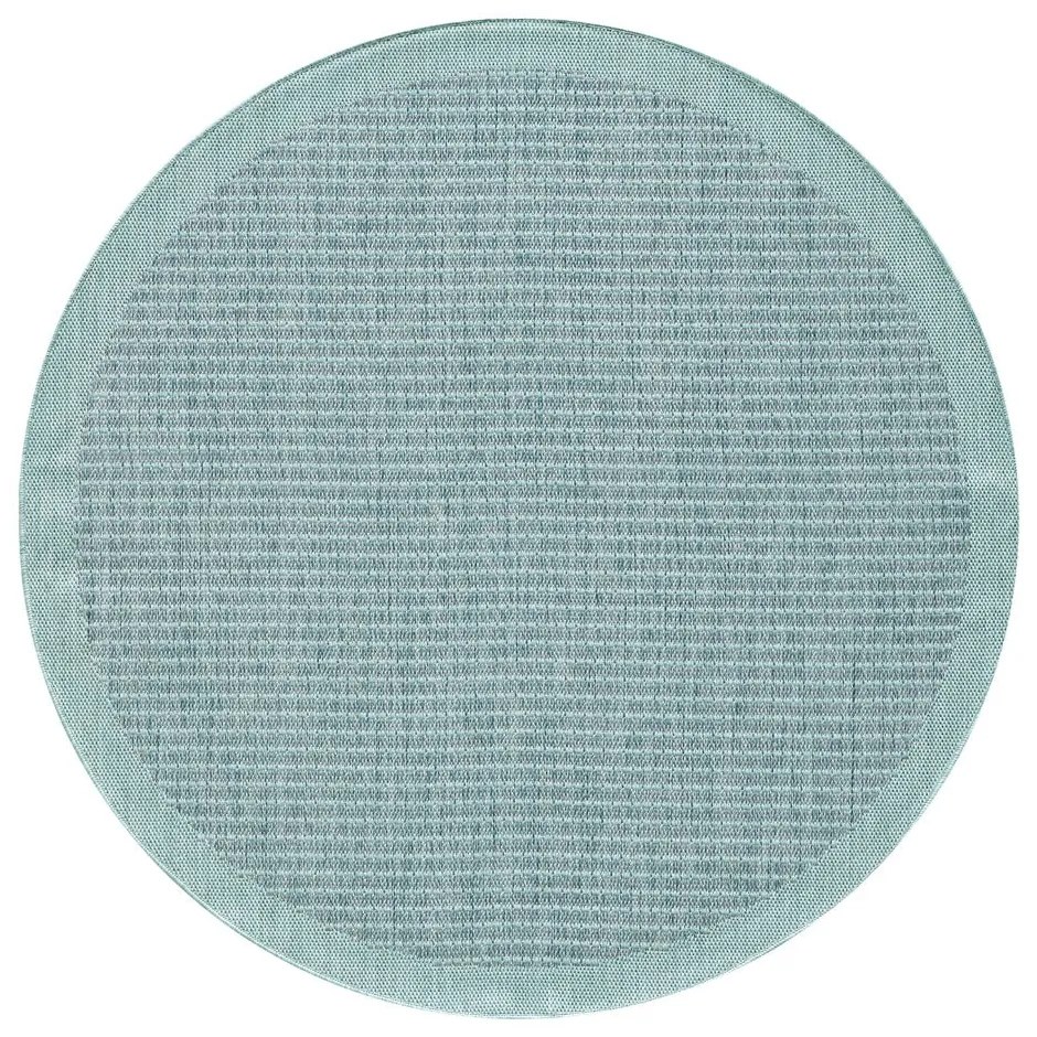 Kék kerek kültéri-beltéri szőnyeg ø 120 cm Giza 1410 – Ayyildiz Carpets