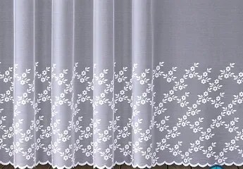 Mg Függöny jacquard 611/36 Fehér magasság 250cm lengyel 0,5m