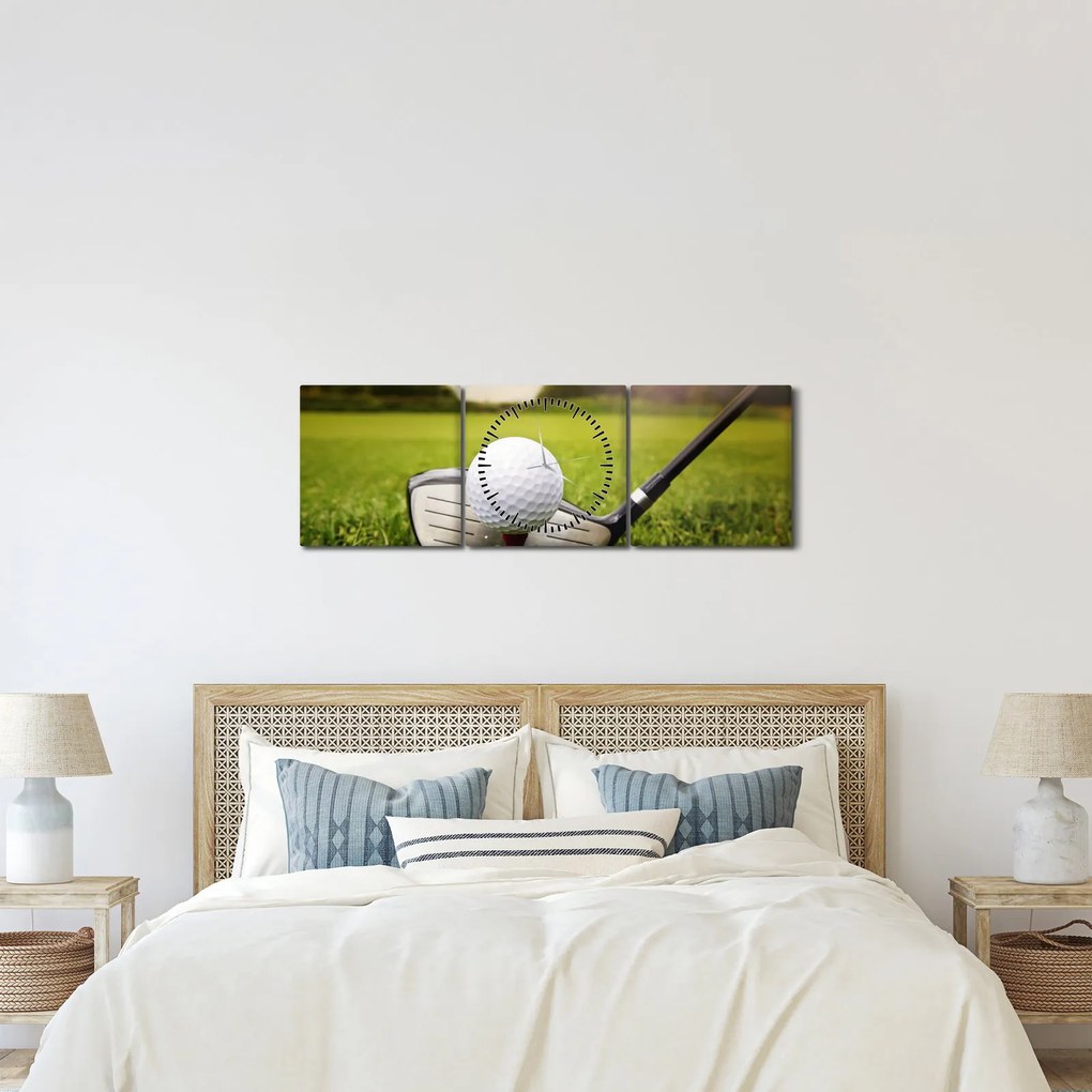 Kép - Golf (órával) (90x30 cm)