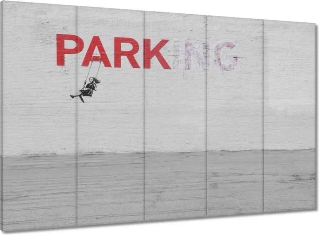 Festmények 100x70 Banksy Parkoló