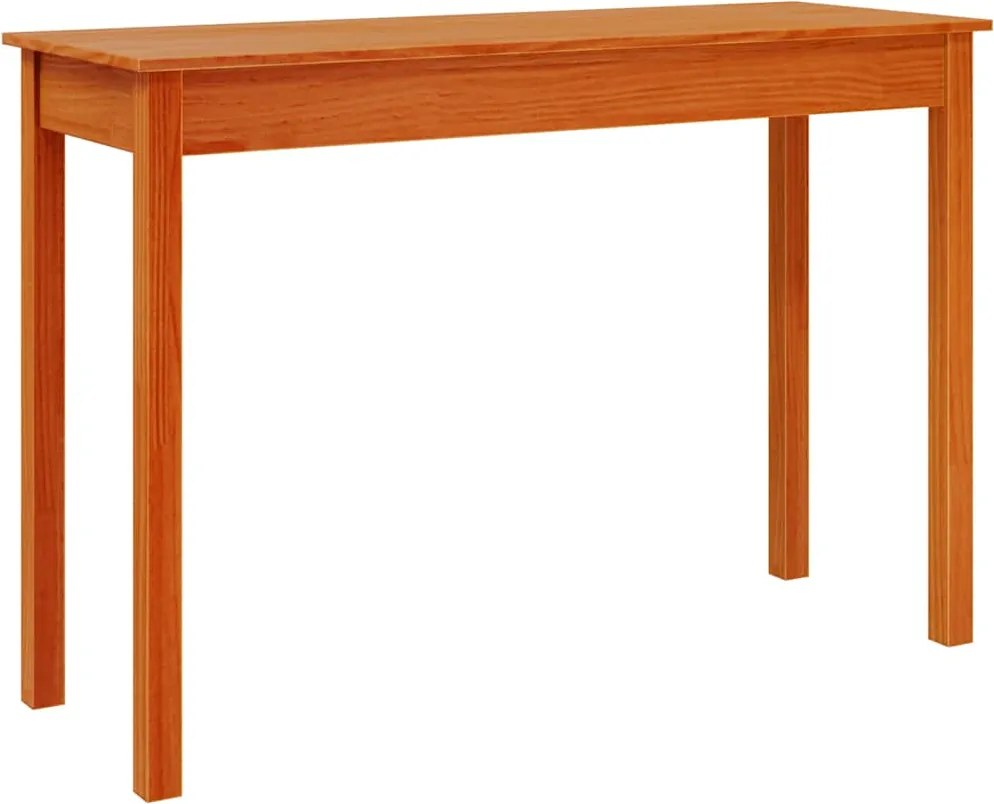 vidaXL viaszbarna tömör fenyőfa tálalóasztal 110 x 40 x 75 cm