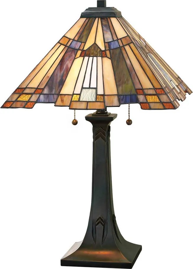 Quoizel INGLENOOK QZ-INGLENOOK-TL Asztali lámpa 2x60W/E27
