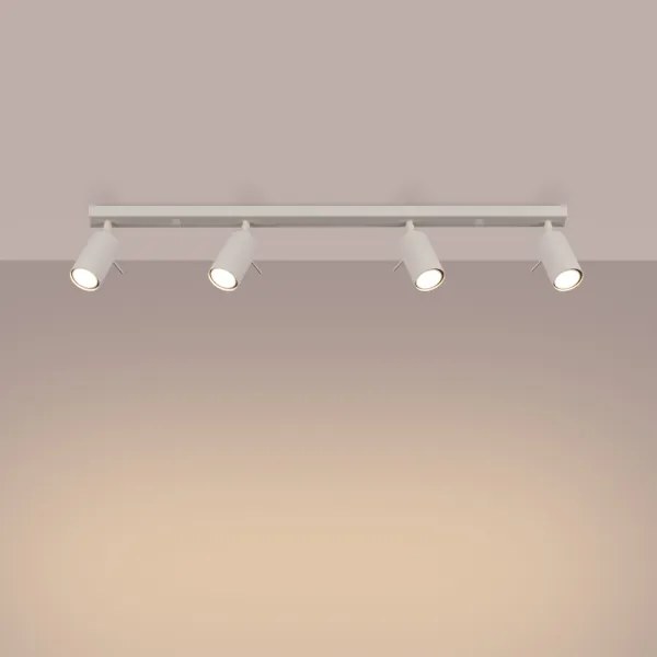 Sollux SL.1498 - Spotlámpa RING 4xGU10/10W/230V krémes