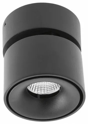 Lámpa Mennyezeti BIANCO 8W, 680lm, AC220-240V,50/60 Hz,Ra≥80,IP20,36°,2700/3300/4000K, kör, fekete