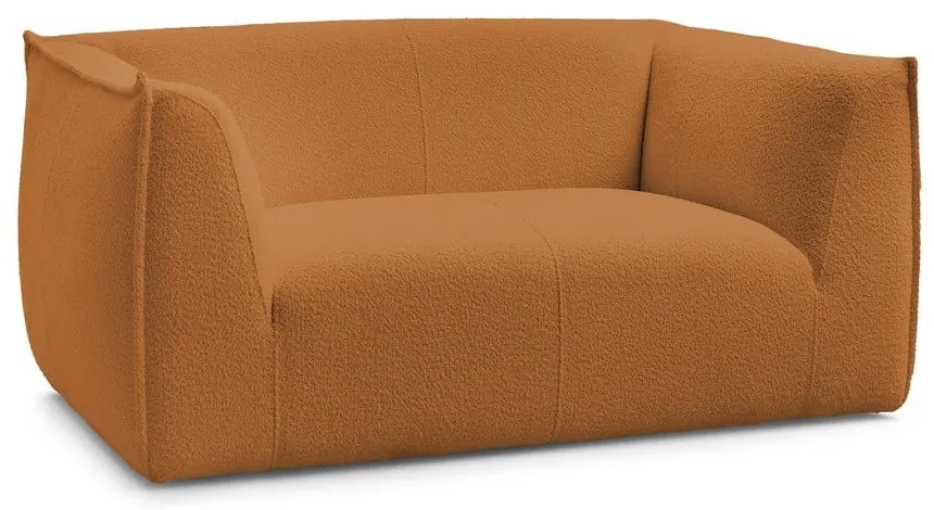 Mustársárga buklé kanapé 170 cm Giorgia – Bobochic Paris