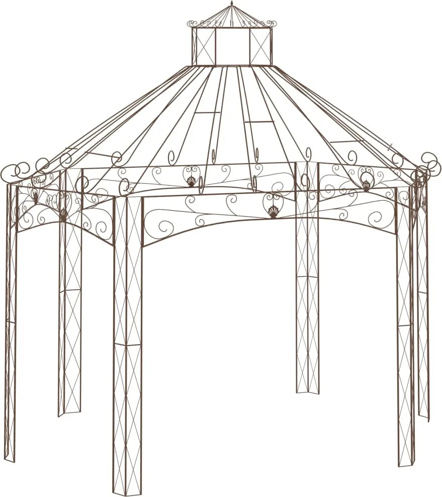 vidaXL antik barna vas kerti pavilon 400 x 258 x 378 cm