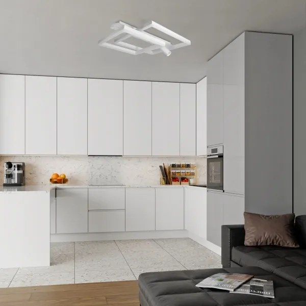 LED mennyezeti lámpatest LED/38W/230V + 1xGU10/30W fehér