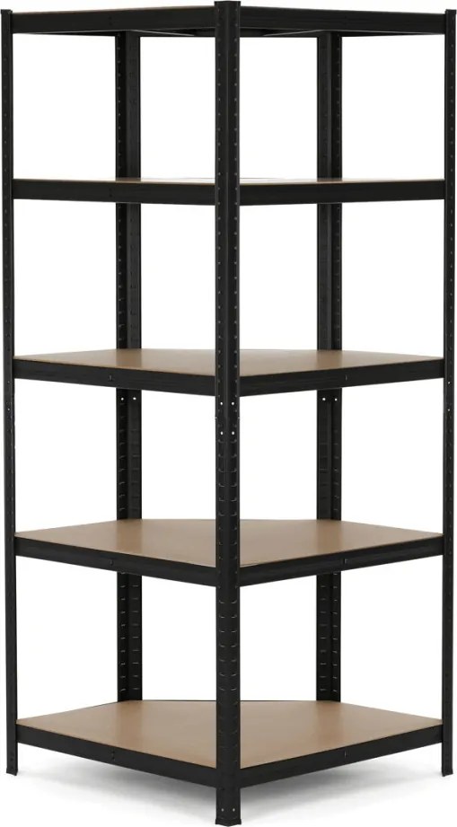 Sarokpolc fém fekete AUR-G2075 BK