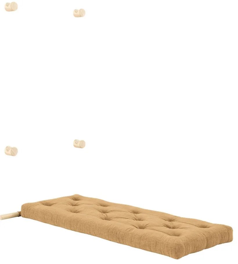 Világosbarna kordbársony fotel Hooked – Karup Design