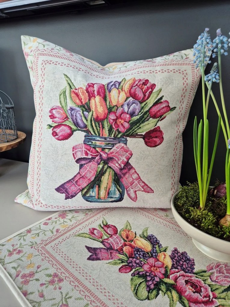 Párnahuzat V99 Tulipánok