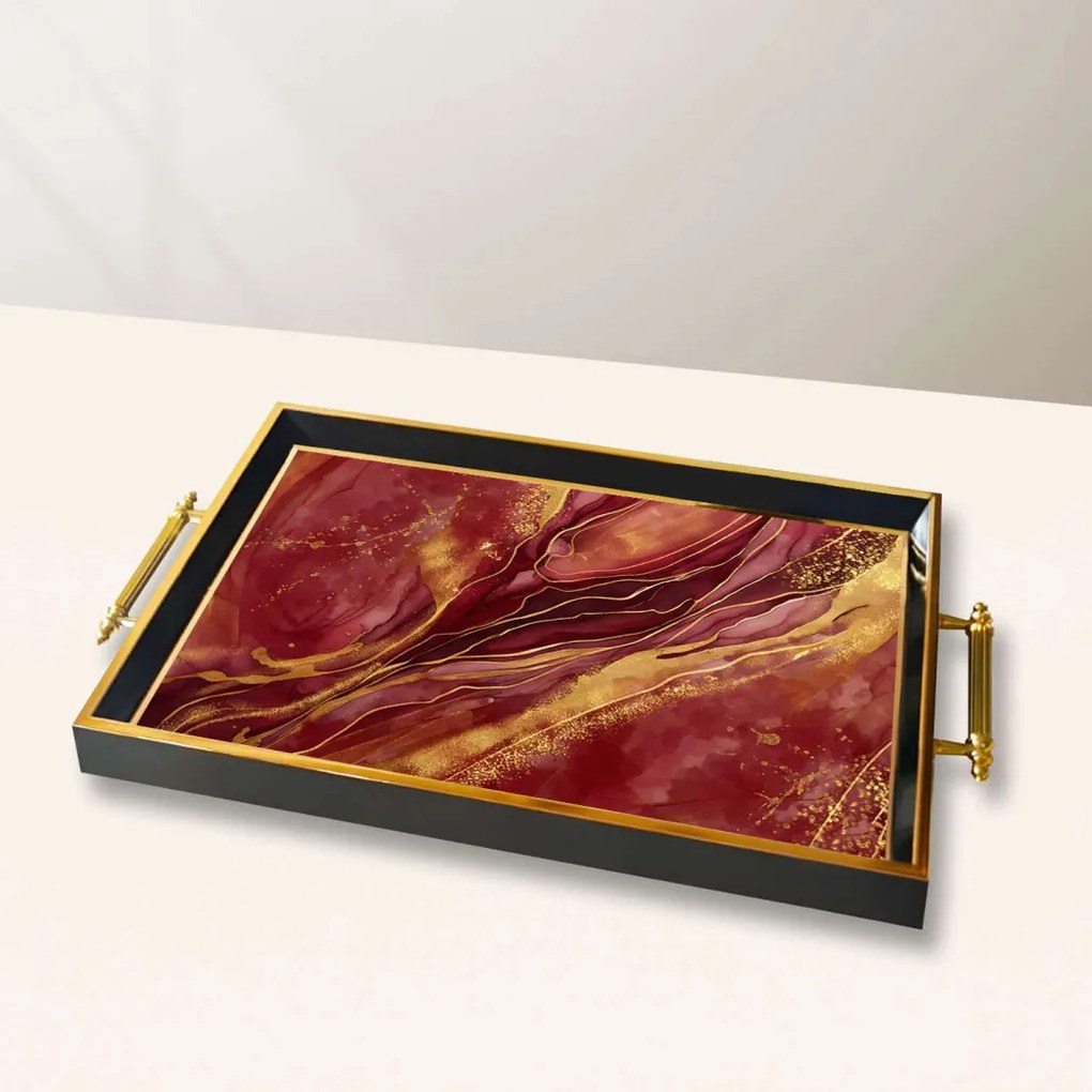 Üveg tálca, 38×24 cm – TPA10021