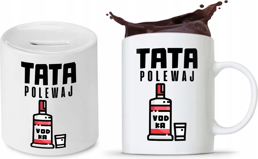 Apa Szett Bögre Persely Ajándék fényképes nyomtatással