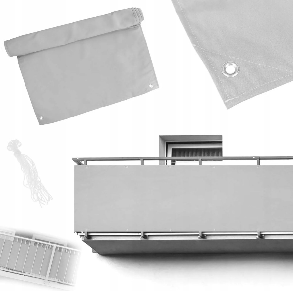 Erkélyszőnyeg terasz erkélyvédő 76x445 cm