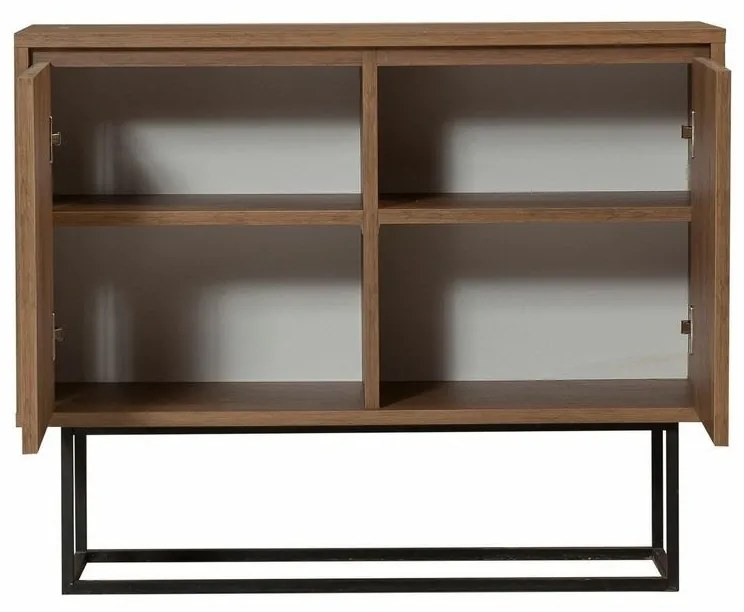 Zuri Walnut and Black szekrény