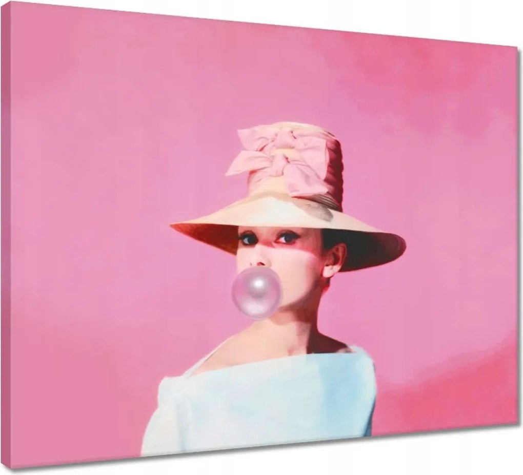 Vászonkép 50x40 Audrey Hepburn Léggömb