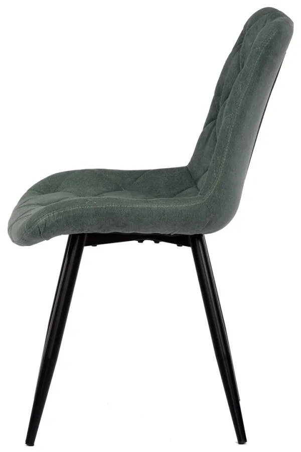Scaun de sufragerie modern verde CT-382