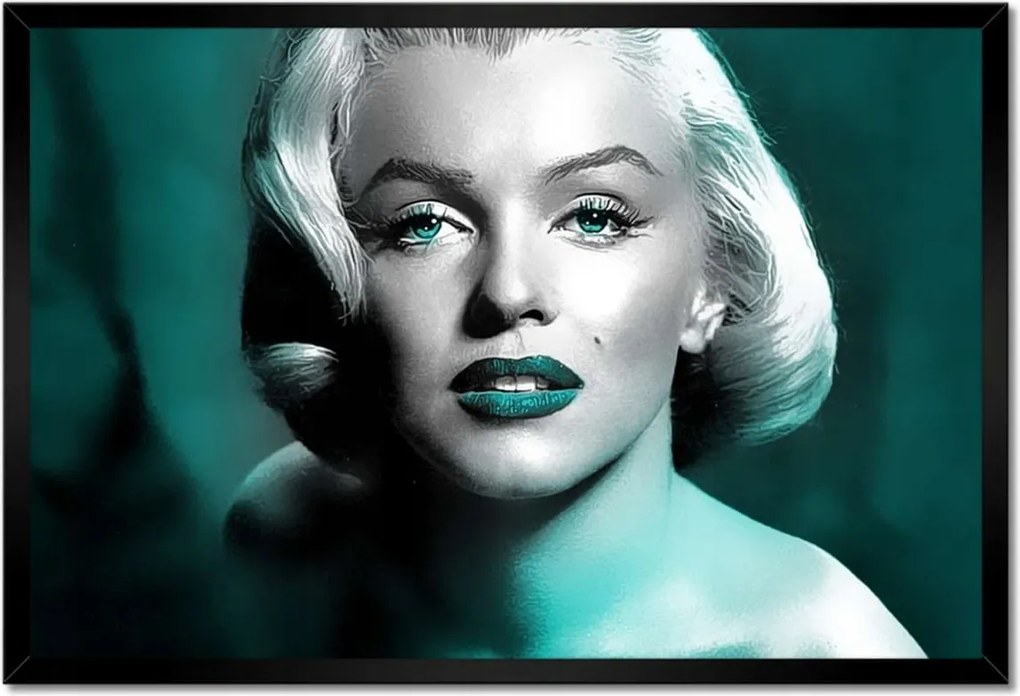 Poszterek keretben 60x40 Marilyn Monroe boa