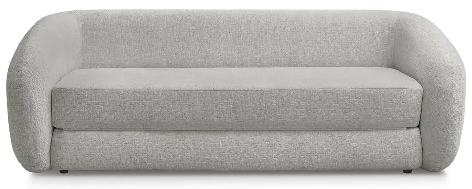 Világosszürke zsenília kinyitható kanapé 228 cm Neyo – Bobochic Paris