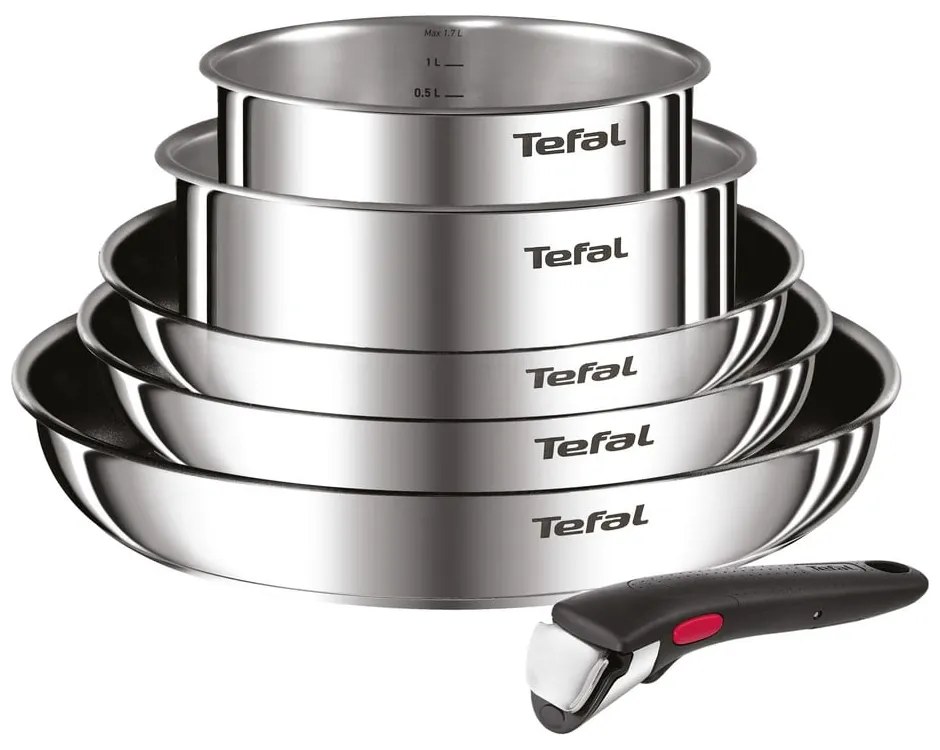 Alumínium edény készlet 6 db-os INGENIO Cook Eat L881S604 – Tefal