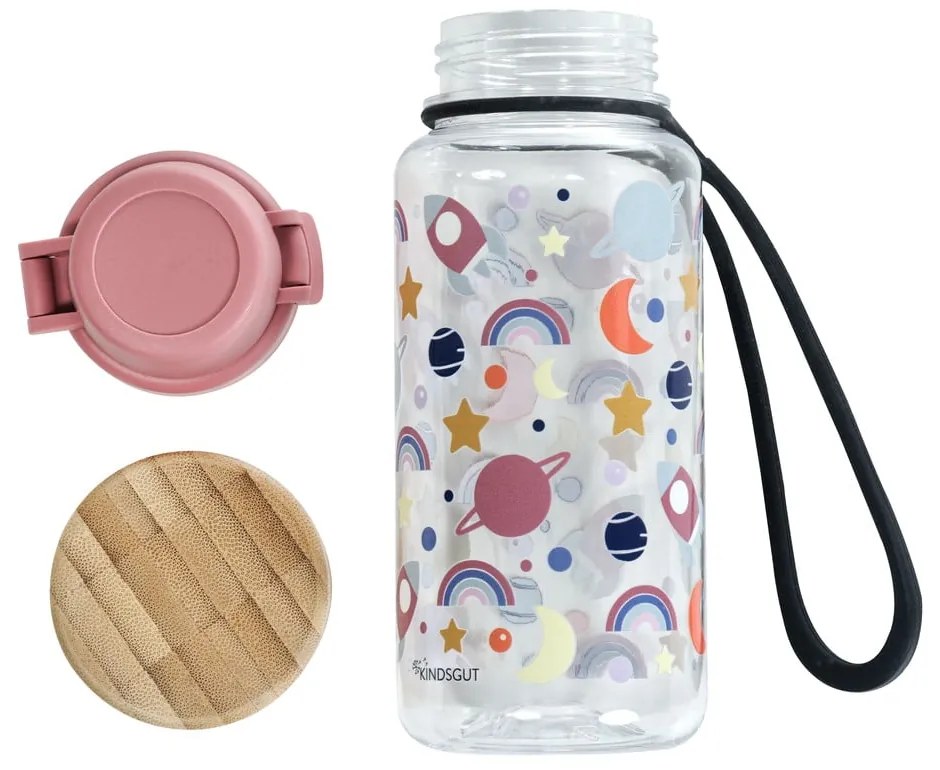 Tritán gyerek ivópalack 400 ml Space – Kindsgut