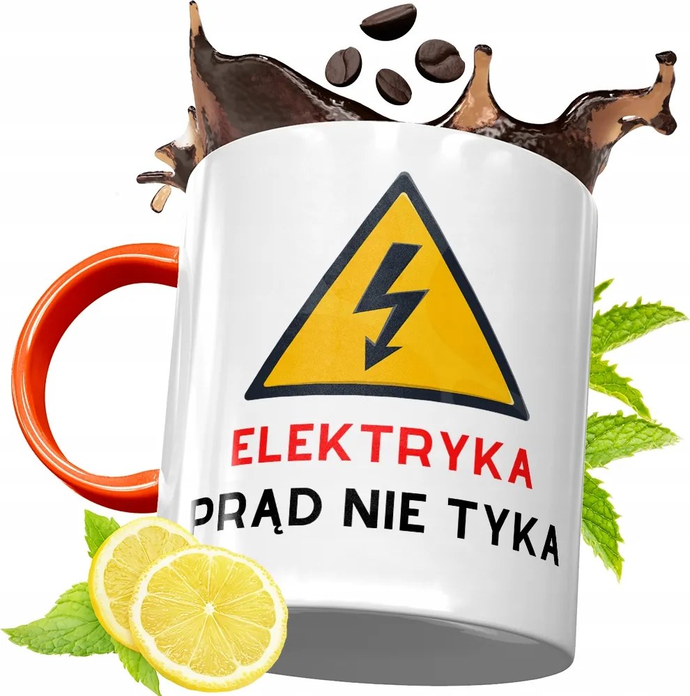 Narancssárga Bögre Villanyszerelőnek Tökéletes Ajándék fényképes nyomtatással