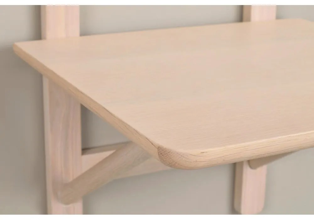 Natúr színű éjjeliszekrény tölgyfa dekorral Camrose - Rowico