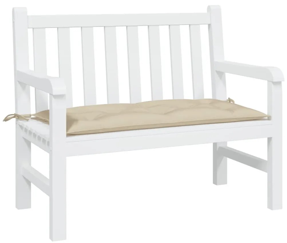 bézs oxford szövet kerti padpárna 110 x 50 x 7 cm