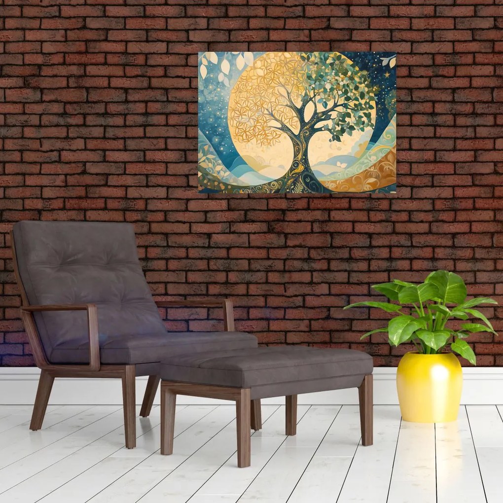 Kép – Életfa a holdban (70x50 cm)