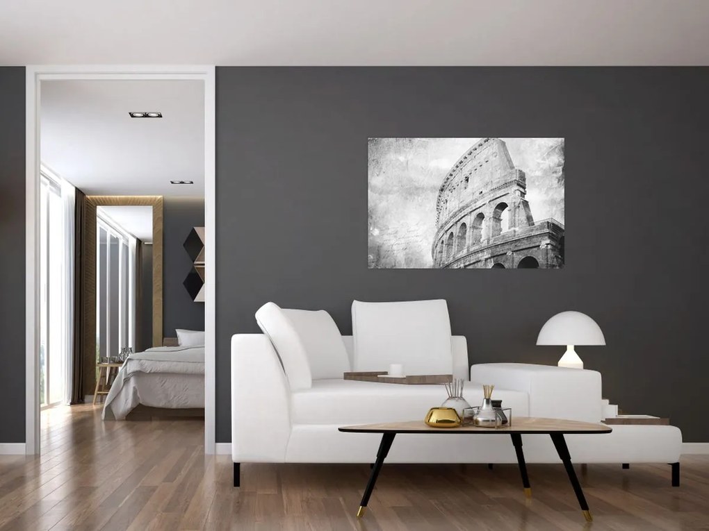 Kép - Vintage képeslap a városról N⁰1 (90x60 cm)