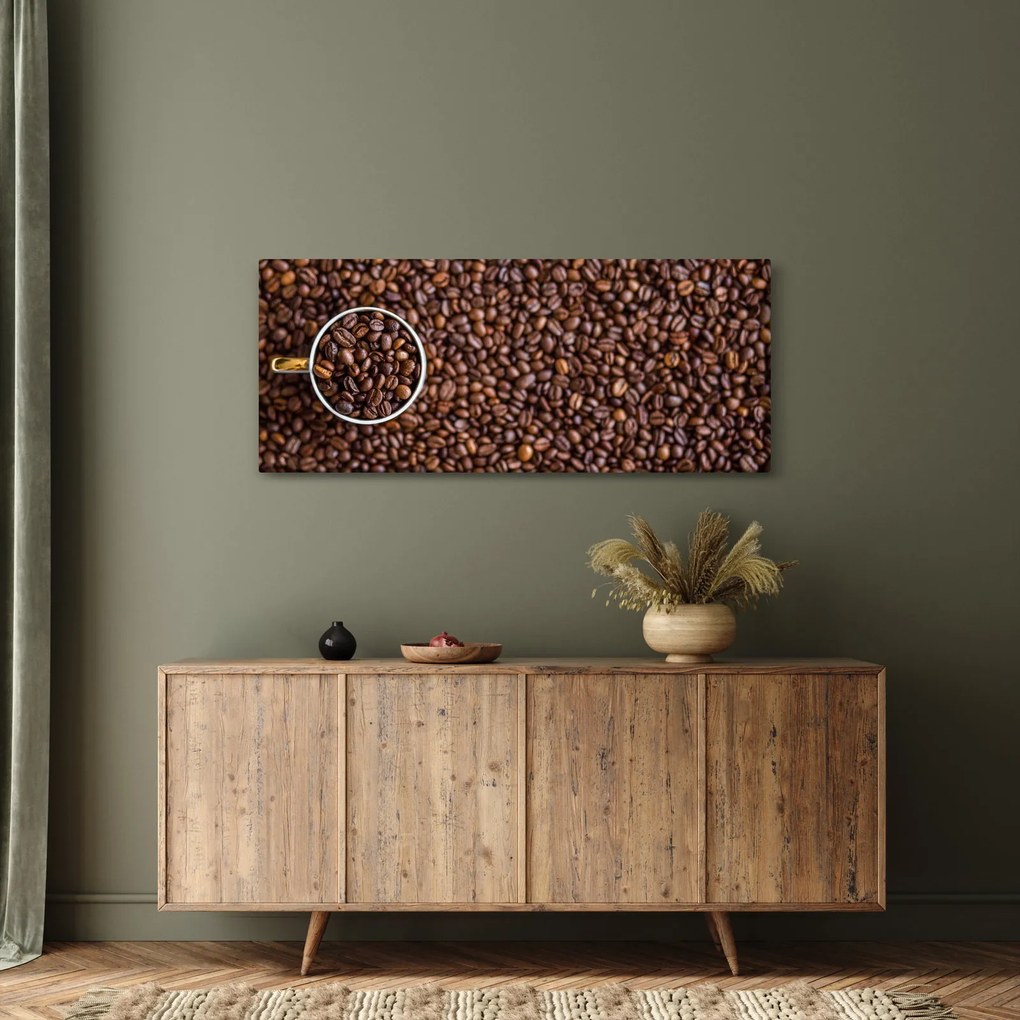 Kép - kávé szemek (120x50 cm)