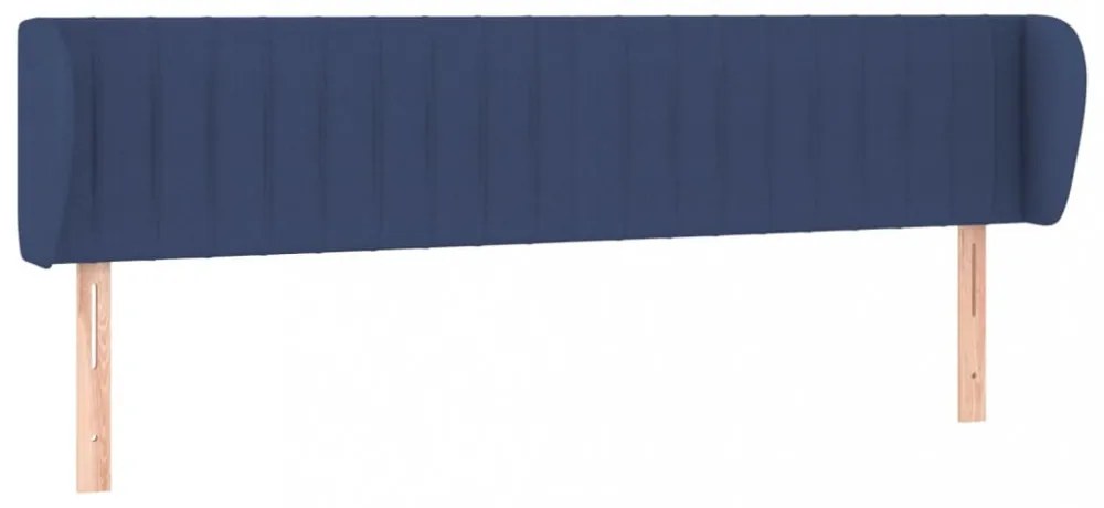 kék szövet fejtámla 203x23x78/88 cm