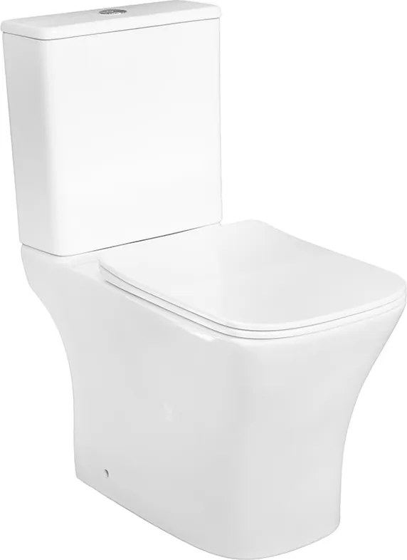 Nile monoblokkos kompakt WC alsó kifolyással soft close ülőkével