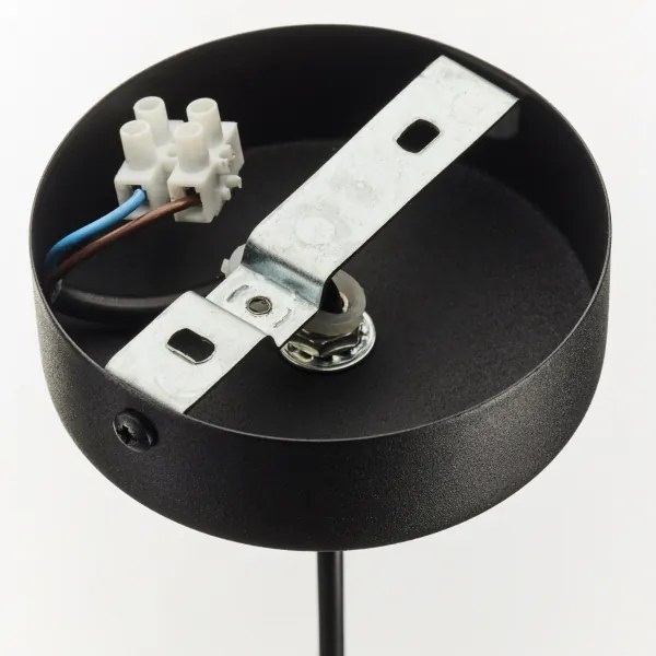 Jupiter 2028 - Csillár zsinóron FIORI 1xG9/10W/230V fekete/arany/átlátszó