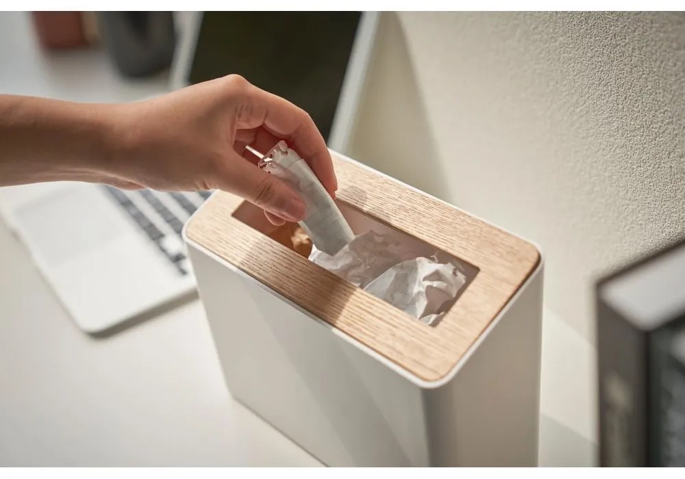 Fehér műanyag irodai szemetes 2,3 l Rin – YAMAZAKI